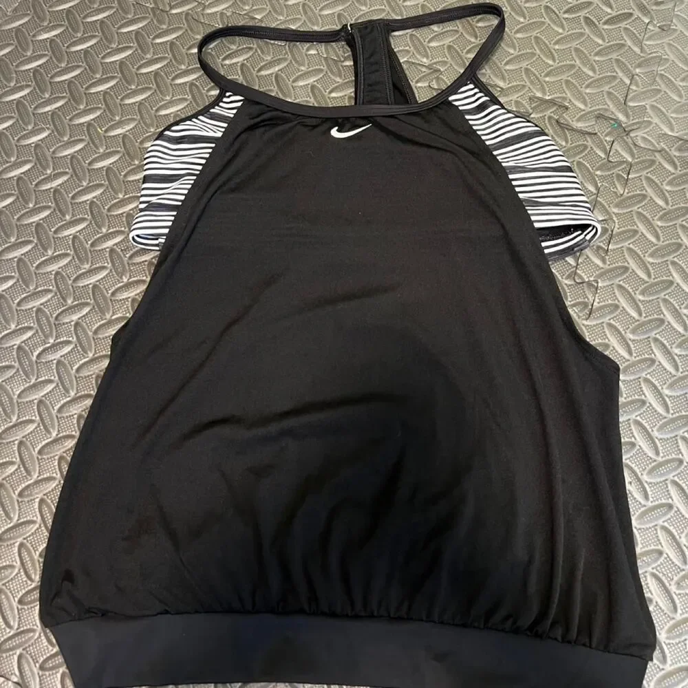 Nike Women's Black Bikini-and-tankini-tops